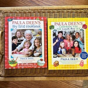 Set of 2 SIGNED cookbooks for kids by Paula Deen.